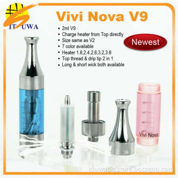 Vivi Nova V9, New Tank Clear Atomizer E Cigarette Vivi Nova 2.0ml